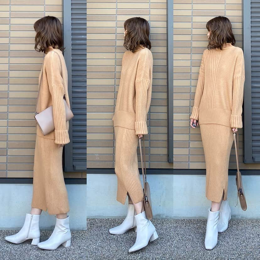 miho.a.nicoさんのインスタグラム写真 - (miho.a.nicoInstagram)「コーデの記録😊 ・ @ru.mint_shop.ce のニットとスカートのセットアップ🧶 もちろんバラバラでも使えます✨ ・ LINE 友達登録で500円引きクーポンプレゼント中♡ LINE ID  @045bqvua (@も含む) ぜひ、登録してね✨ ・ ・ setup#rumint @ru.mint_shop.ce  ・ ・ #fashion#ootd#outfit#code#coordinate#style#stylepoint#instafashion#instagood#instalike#ファッション#コーディネート#コーデ#プチプラ#プチプラコーデ#今日の服#今日のコーデ #ママコーデ#パンツコーデ#シンプルコーデ#秋コーデ#きょコ#いつコ#セットアップ」11月28日 17時01分 - miho.a.nico