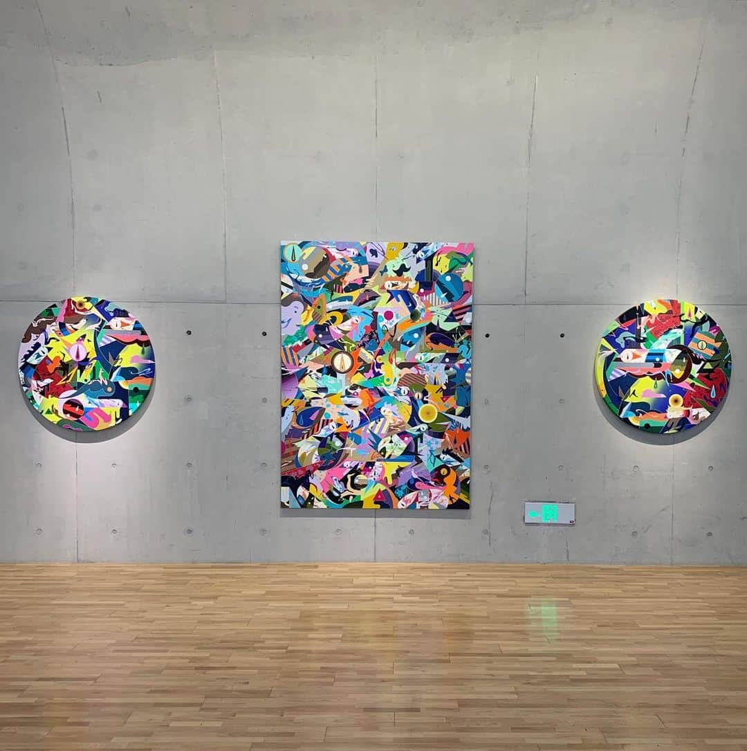 松山智一のインスタグラム：「“Accountable Nature “ solo exhibition currently on view at @thelongmuseum , Shanghai   龍美術館現在開催中、個展より」