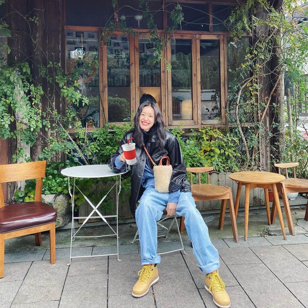 リウ・ウェンのインスタグラム：「Happy face😋」