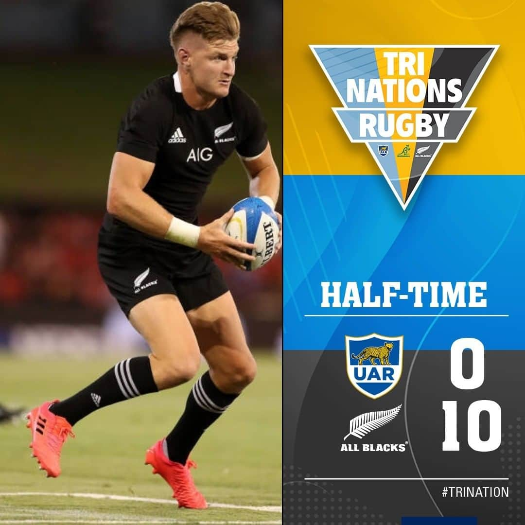 Super Rugbyさんのインスタグラム写真 - (Super RugbyInstagram)「HALF-TIME  Scintillating first-half with the All Black leading at the break over Argentina. https://bit.ly/3lbYokb #allblacks #LosPumas  #TriNations」11月28日 18時49分 - superrugby