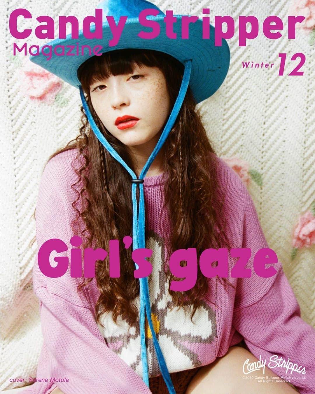 板橋よしえのインスタグラム：「.﻿ Candy Stripper Magazine 12月号  ﻿ ::::::::::::::::::𝔾𝕚𝕣𝕝'𝕤 𝕘𝕒𝕫𝕖::::::::::::::::::  モトーラ世理奈ちゃんに不思議で掴みどころがない魅力を放つ５人の少女に変身してもらいました♡  Model: ﻿ @sereeeenam  Photographer : ﻿ @asmnbok  stylist : ﻿ @rurimatsui  Hair Make-up : @eriko_yamaguchi_ ﻿ Text : ﻿@mikitty0722  Design : @odag_works ﻿ ﻿ Candy Stripper MagazineはプロフィールページのURLからご覧いただけます♡﻿ ﻿ #candystripper ﻿ #candystripper_magazine 12月号 #モトーラ世理奈」