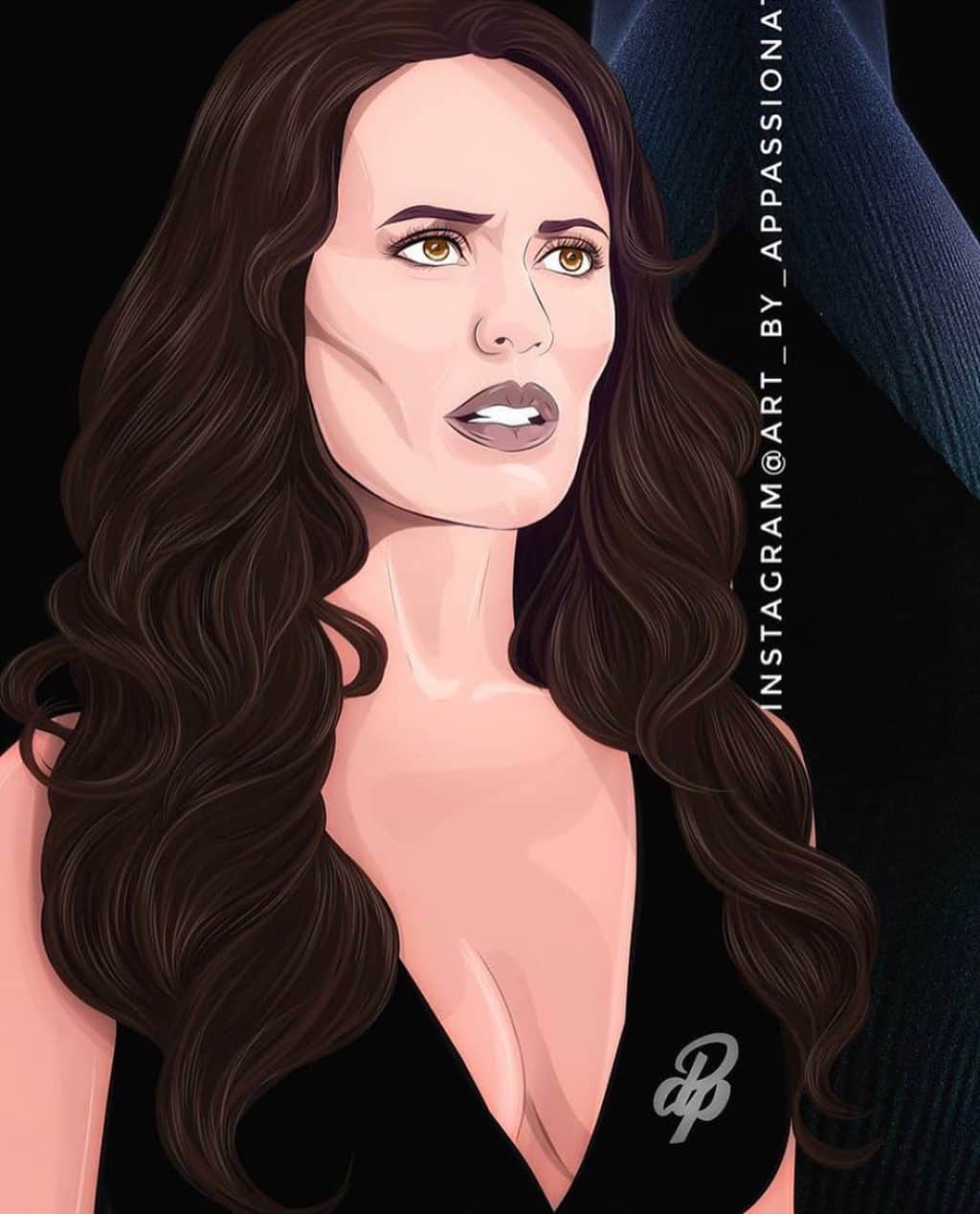 エミリー・スワローのインスタグラム：「Looking back on 2020 like...   ✍️ Artwork by @art_by_appassionata.  #amara #spnfamily #supernatural #supernaturalfamilyforever #supernaturalfanart #2020」