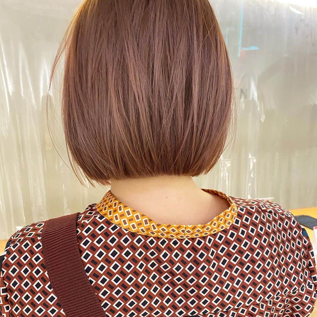 Ryosuke Sugayaのインスタグラム：「薄いピンクとミニボブ」
