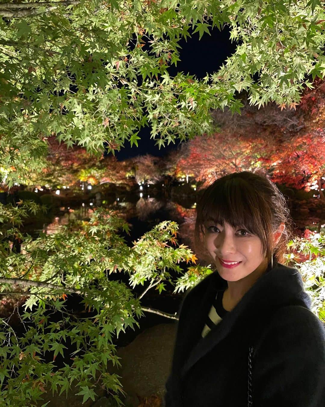 山田佳子さんのインスタグラム写真 - (山田佳子Instagram)「夜の紅葉の美しさ、格別です🍁🍂💕﻿ ﻿ #夜の紅葉﻿ #格別﻿ #幻想的﻿ #神秘的﻿ #美しい﻿ #心に響く﻿ #絶景﻿ #東寺﻿ #世界文化遺産﻿ #京都﻿ ﻿#ライトアップ紅葉」11月28日 19時56分 - yoshiko117