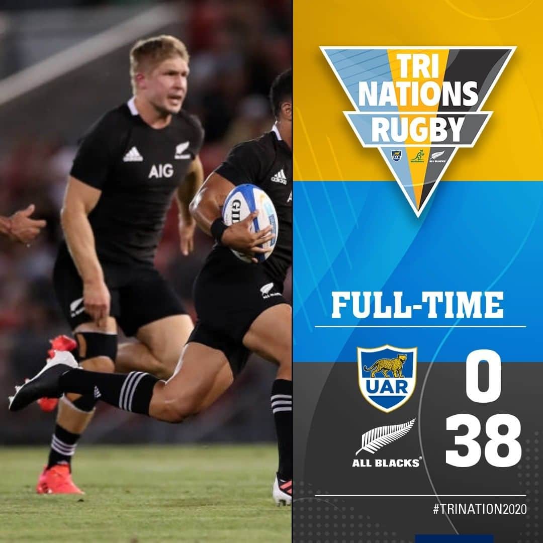 Super Rugbyさんのインスタグラム写真 - (Super RugbyInstagram)「FULL-TIME  Clinical performance by the All Blacks over Los Pumas tonight.  https://bit.ly/3lbYokb #allblacks #LosPumas  #TriNations2020」11月28日 20時15分 - superrugby