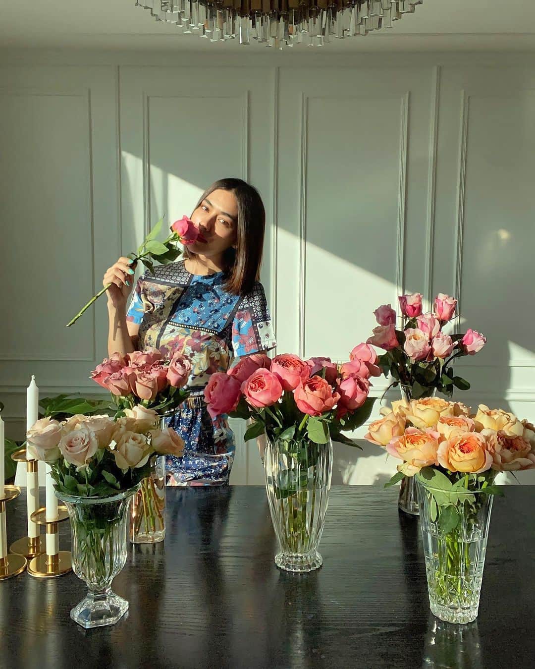 キンバリー・アン・ウォーテマス・ティアムシリのインスタグラム：「Thankful 🌹 #kimmystherapy」