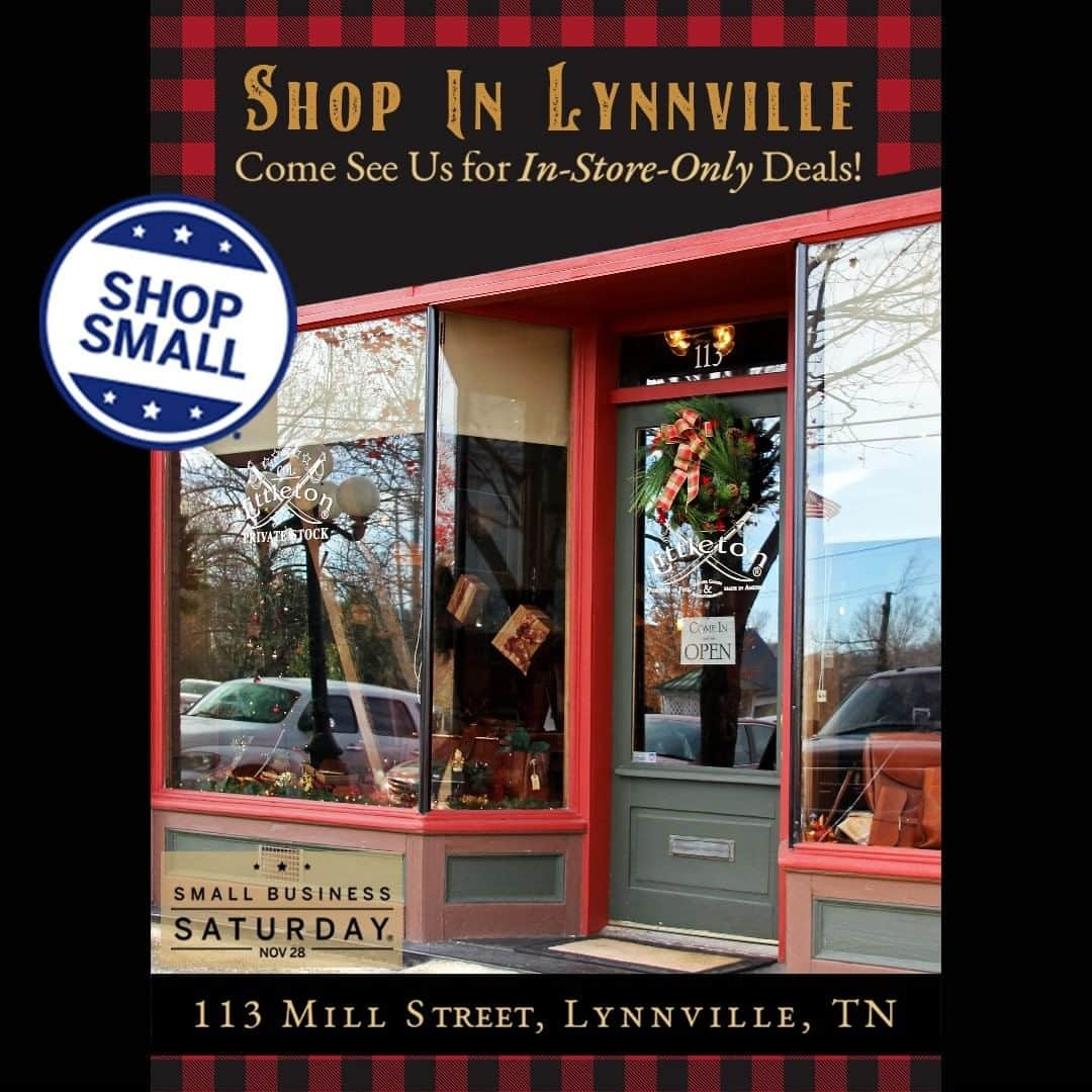 カーネルリトルトンのインスタグラム：「Live close to Lynnville??? Come and see us for all of your holiday shopping!! Special IN-STORE ONLY DEALS!!!  Or...SHOP NOW link in bio.  #blackfriday2020 #blackfridaydeals #blackfridaysales #Deals #CyberMonday #CyberMondayDeals #ShopSmall #SmallTown #ComeShopWithUs #SmallBusinessSaturday #smallbiz #SmallBizSat #SmallBizSaturday #GiftsForHer #GiftsForHim #HappyHolidays #MerryChristmas #HolidayShopping #Christmas #ChristmasGift #Leather #Leathergoods #Handmade #Handcrafted #MyColStyle #ColLittleton #ColonelLittleton #Tennessee #MadeInUSA」