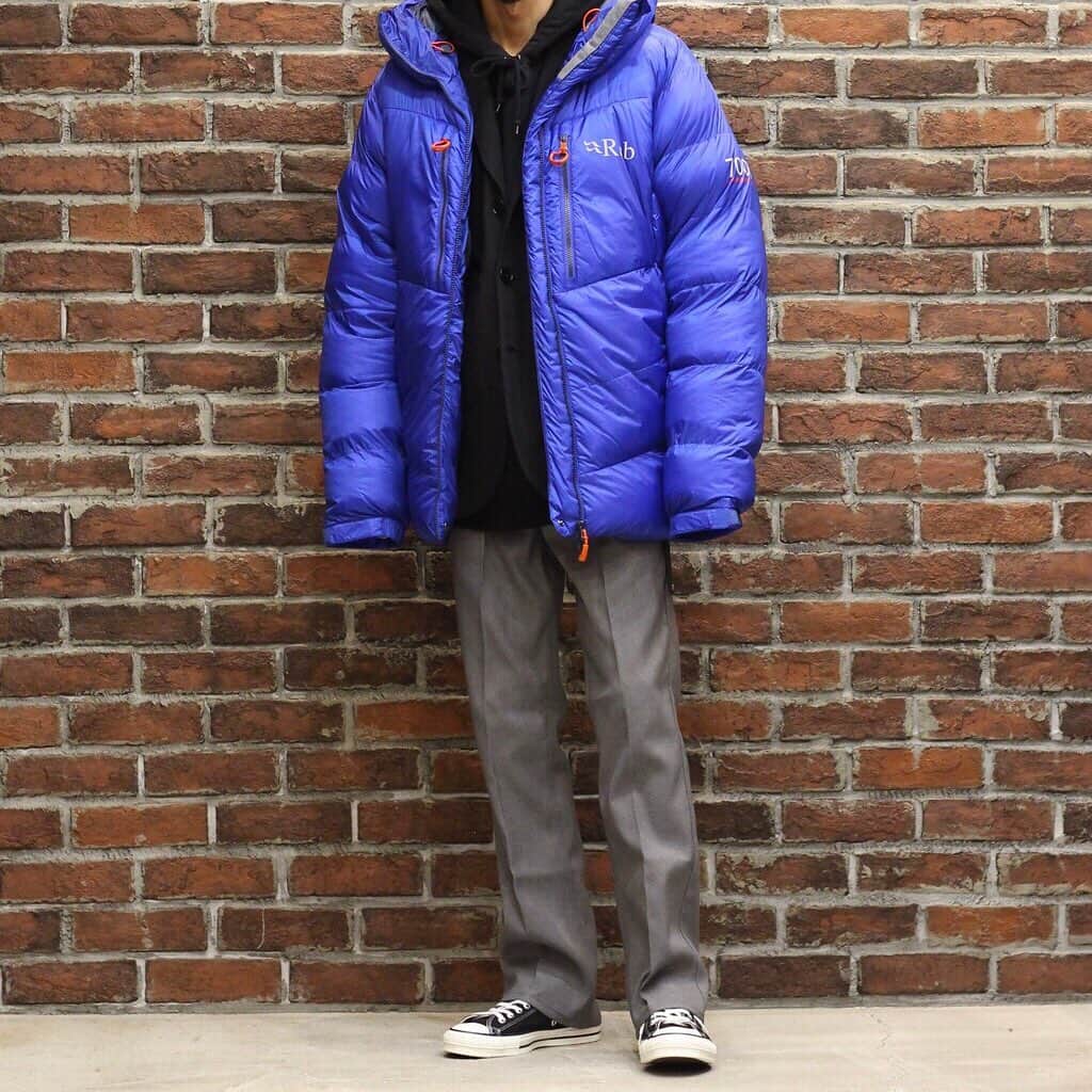 のインスタグラム：「styling  TOPS.#rab INNER.#comfyoutdoorgarment  PARKA.#stussy PANTS.#wrangler  SHOES.#converse#conversejapan  ﻿ ﻿ ご注文、又は問い合わせはDMにてご連絡ください。﻿ ------------------------------﻿ ﻿ ARK STATES/ARK VINTAGE﻿ ﻿ 栃木県宇都宮市伝馬町1-17 1F﻿ ﻿ TEL:028-688-8895﻿ @arknets_official  #arkstates#fashion#styling #ファッション #宇都宮#セレクトショップ#arknets」