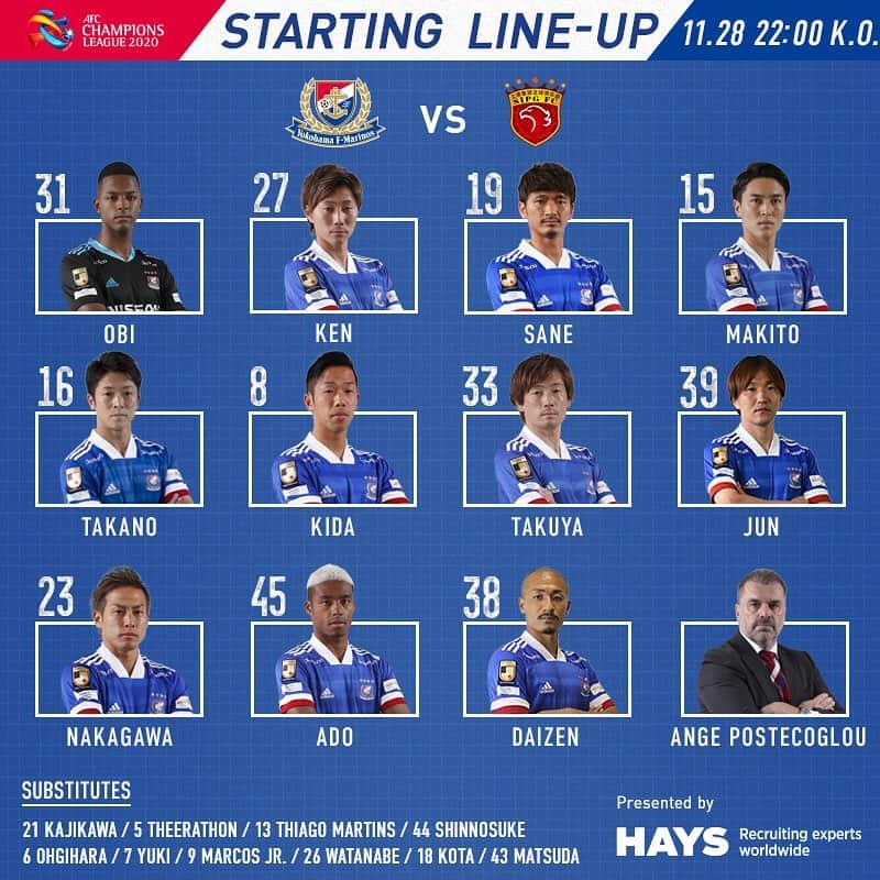 横浜F・マリノスのインスタグラム