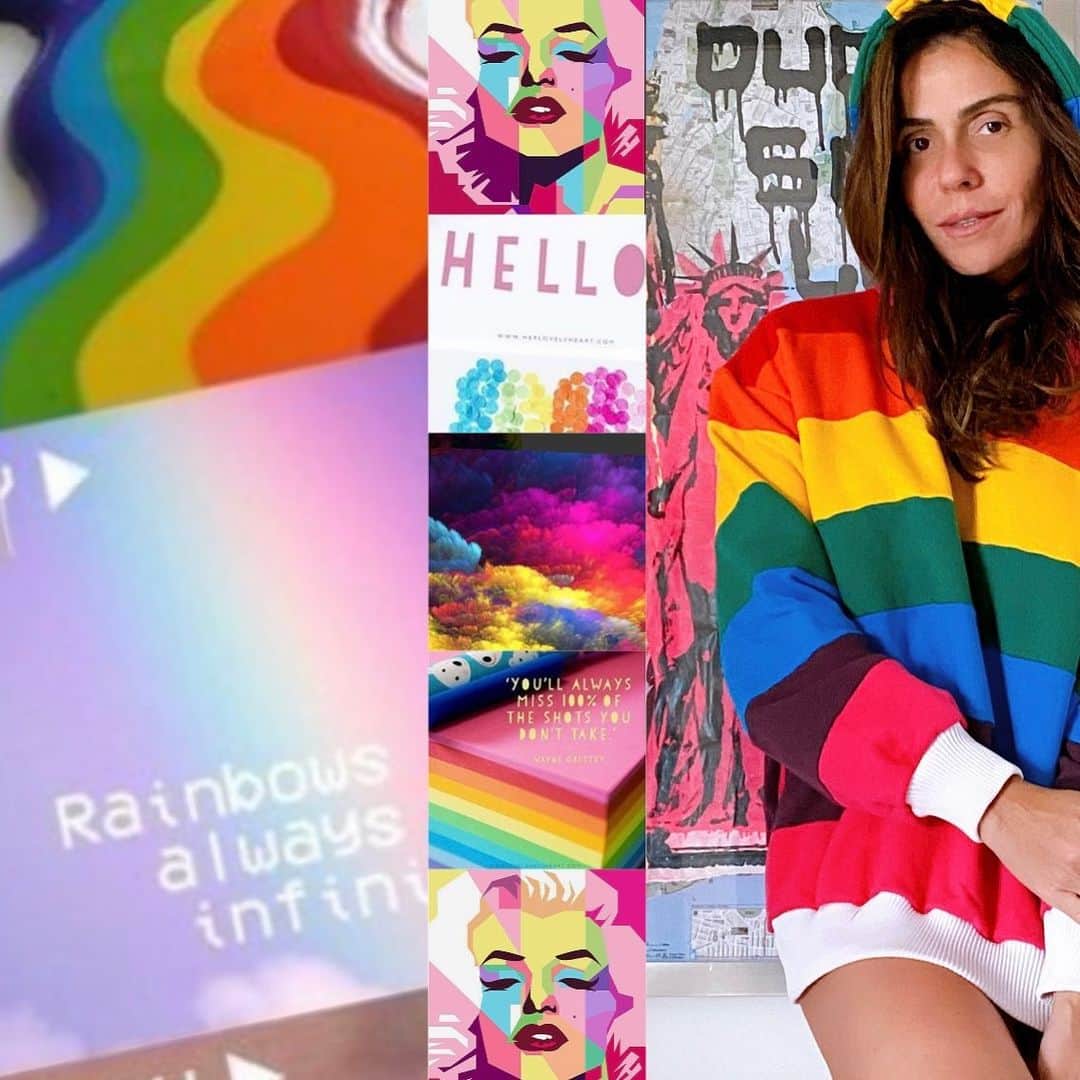 Giovanna Antonelliのインスタグラム：「🌈🌈🌹🌈🌈」