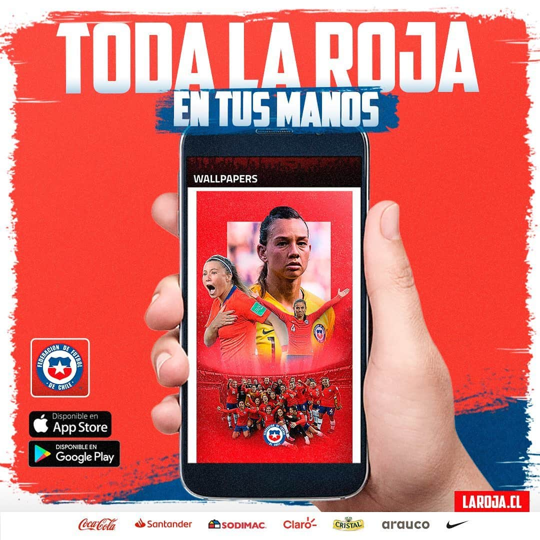 サッカーチリ代表チームさんのインスタグラム写真 - (サッカーチリ代表チームInstagram)「¿Aún no descargas la 📲 APP oficial de #LaRoja? 😎 ¡Todavía tienes tiempo! ⁣⁣⁣⁣⁣🇨🇱 vs 🇿🇲   ⁣⁣⁣⁣⁣⁣😍 Encuéntrala en el link de nuestras historias y disfruta de todo el contenido exclusivo que tenemos para ti.⁣⁣⁣⁣⁣⁣」11月28日 22時48分 - laroja