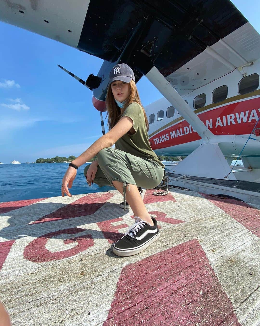 クリスティーナ・ピメノヴァさんのインスタグラム写真 - (クリスティーナ・ピメノヴァInstagram)「thanks @transmaldivian we had fun flying with you ❤️ #transmaldivian」11月28日 23時17分 - kristinapimenova
