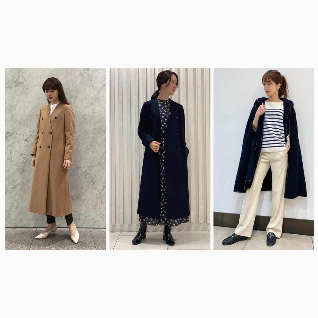 のインスタグラム：「----Outer Collection----﻿ ﻿ 只今world online storeにて﻿ 対象アウターをお買い上げ頂くと、ポイントが10倍になるキャンペーンを開催中です。﻿ ﻿ Date：2020.11.26 thu - 12.20 sun﻿ ﻿ ﻿ ﻿ ﻿ ﻿ 左・中央﻿ ダブルロングコート(DRESSTERIOR)﻿ ¥58,300(税込) no,085-99081﻿ ﻿ ﻿ 右﻿ ウールフリースマントコート﻿ (DRESSTERIOR)﻿ ¥79,200(税込) no,085-99072﻿ ﻿ ﻿ ﻿ ﻿ ﻿ #dressterior﻿ #dressterior_official﻿ #dressterior_コート」