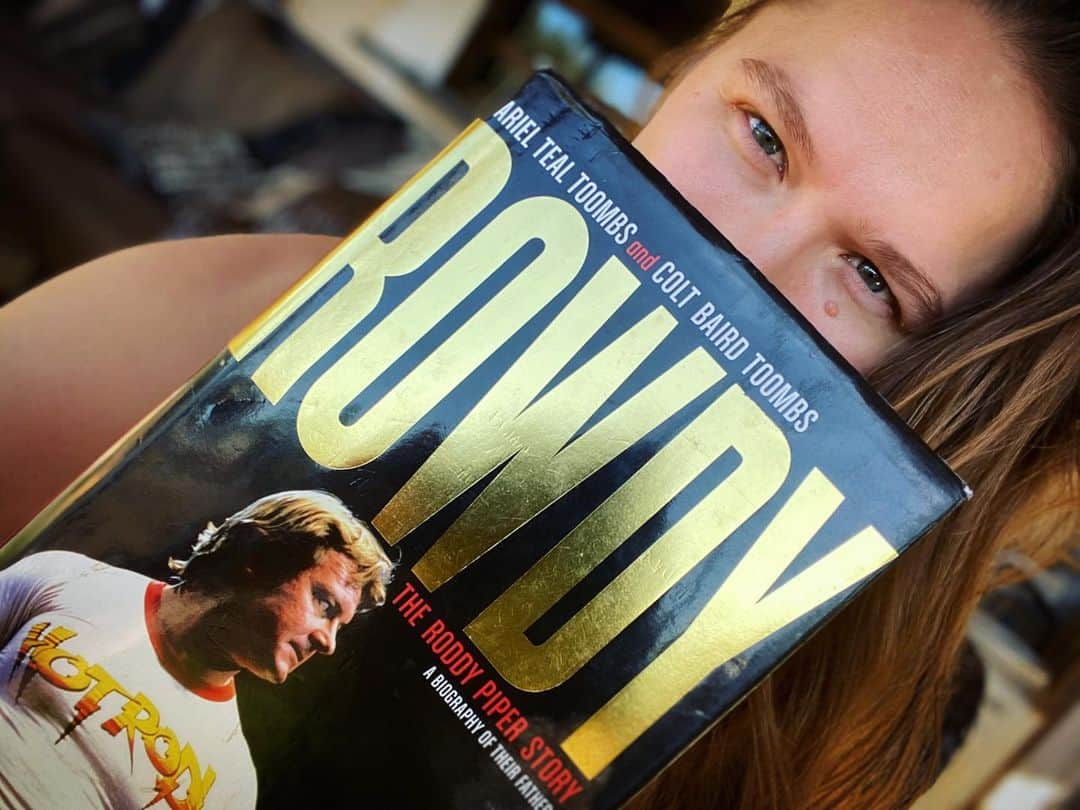 ロンダ・ラウジーさんのインスタグラム写真 - (ロンダ・ラウジーInstagram)「For those of you with a #RowdyOne in your life - here’s the perfect Christmas gift! If you were planning on getting one for me this year - still get it! I want multiple copies! Biography of the late great GOAT Rowdy Roddy Piper by his son and daughter Colt and @ariel_teal_toombs check link in bio to get yours!」11月29日 2時27分 - rondarousey