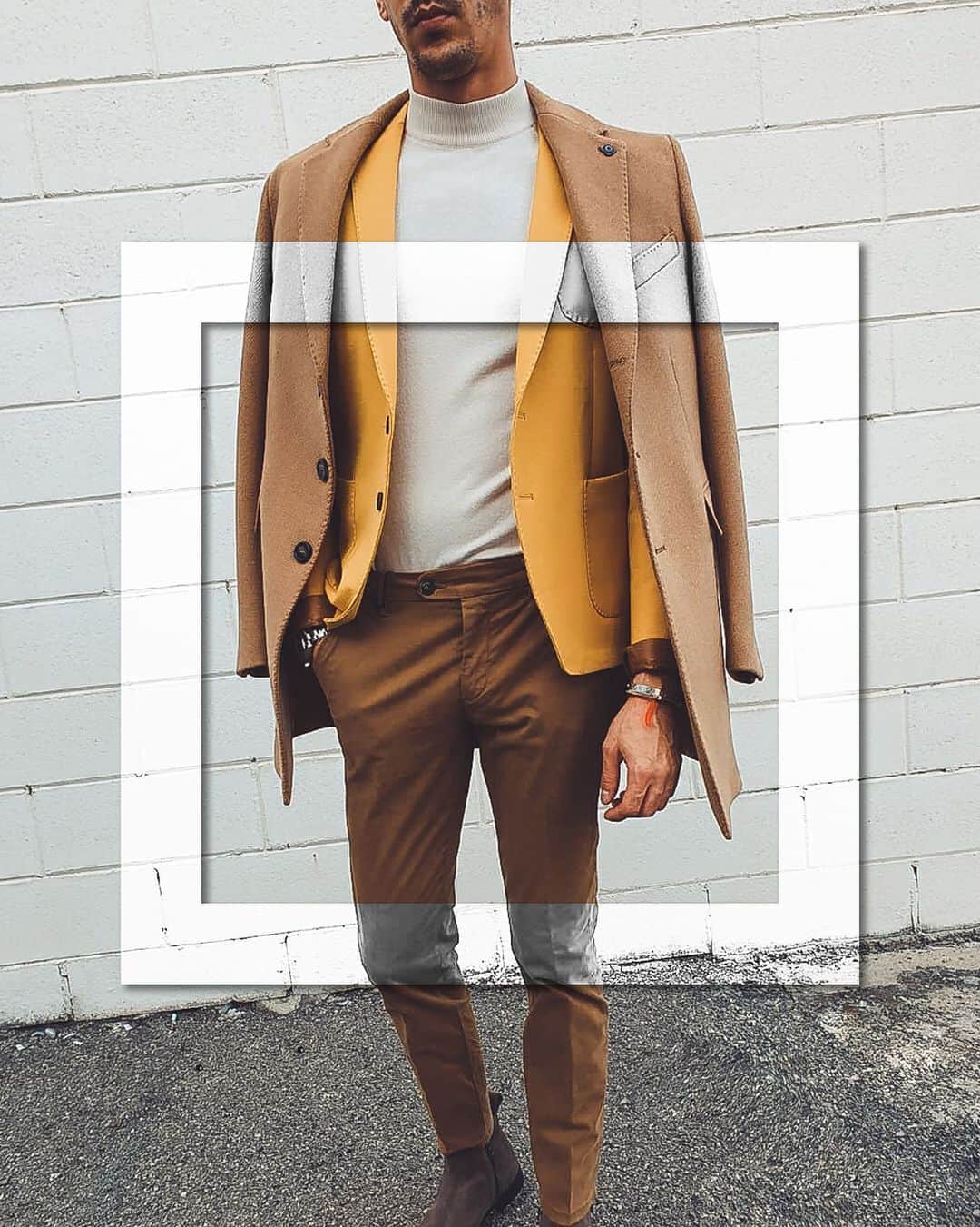 ザゴンマンさんのインスタグラム写真 - (ザゴンマンInstagram)「🟡 Il giallo dell’eleganza e l’eleganza del giallo. . . . . . #xagonman #xagonmanclothing #man #giallo #outfit #fashion #style #palette #yellow #november #saturday #eleganza #autumn #beyourself #freddo #italy #bologna #2020」11月29日 2時36分 - xagonman_clothing