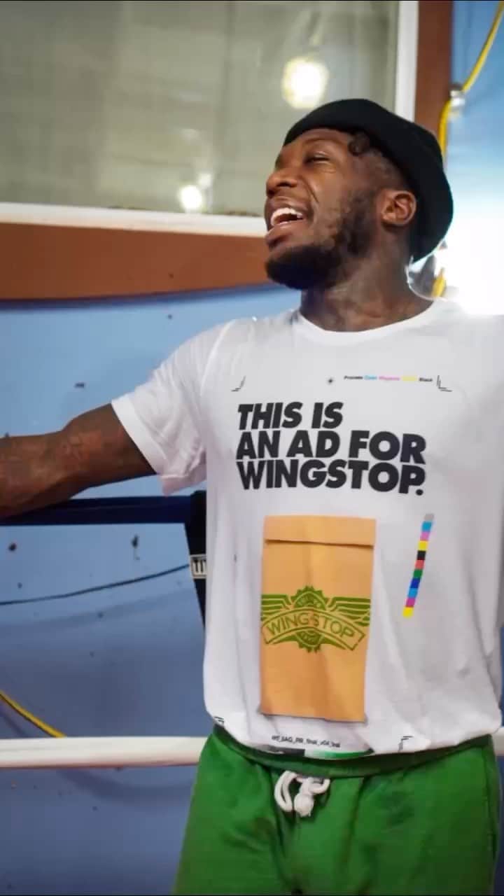 ネイト・ロビンソンのインスタグラム：「Securing the bag for fight night is a guaranteed K.O. Get your wings from @Wingstop with FREE DELIVERY and cheer me on tonight! #ThisIsAnAdForWingstop #BagSecured」