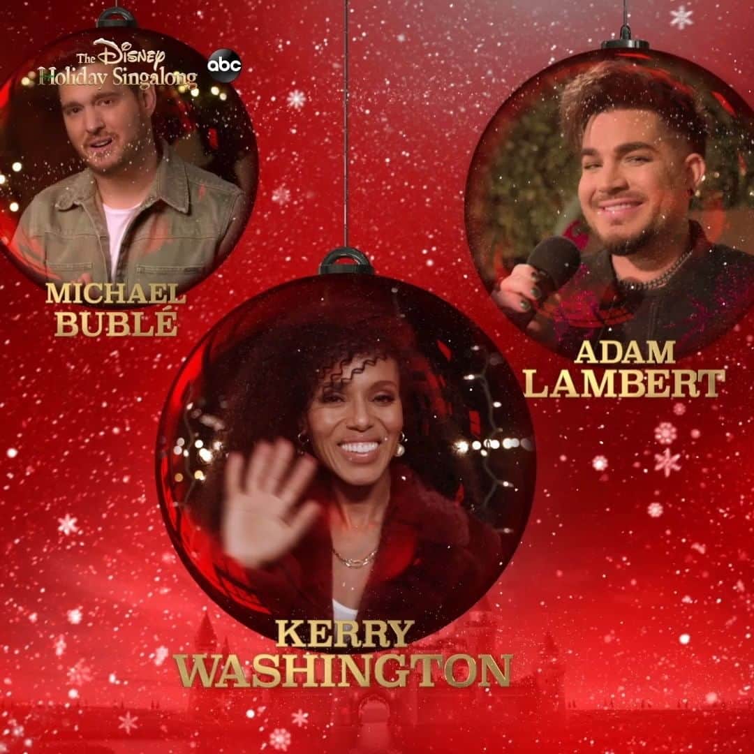 アメリカン・ブロードキャスティング・カンパニーのインスタグラム：「Ready to jingle all the way? 🔔✨ @Walmart is sponsoring the #DisneyHolidaySingalong featuring BTS, Michael Bublé, P!nk, Ciara and more MONDAY at 8|7c on ABC! 🎶」