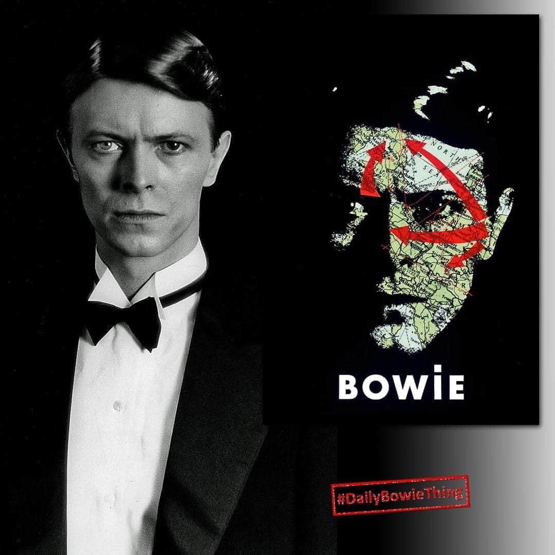 デヴィッド・ボウイさんのインスタグラム写真 - (デヴィッド・ボウイInstagram)「DAILY BOWIE THING – Day 28  “The European canon is here...” *  1978 was another of David Bowie’s busier times. The year commenced with the filming of Just A Gigolo in Berlin where it premiered in October. Isolar II – The 1978 World Tour kicked off in San Diego in March and ended up in Tokyo by December, having produced around eighty performances. And after some delay, the live album of that tour, Stage, was finally released in September. Not to mention peripheral projects released in 1978, such as Peter And The Wolf and Iggy Pop’s TV Eye Live.  One of the more striking photographs, used for lots of press and advertising at the time, was a still from Just A Gigolo taken by Christian Simonpietri. The image was utilised in the UK for an instore display for Stage, with the poster on the right of our montage being produced for that. The Gigolo image was superimposed over a map of Northern Europe for the poster. It's not an easy one to track down, but it does still turn up from time to time.   * For those who have wondered, yes, the lyric is ‘canon’ and not ‘cannon’.   #DailyBowieThing  #BowiePoster  #BowieGigolo  #BowieStage」11月29日 3時17分 - davidbowie