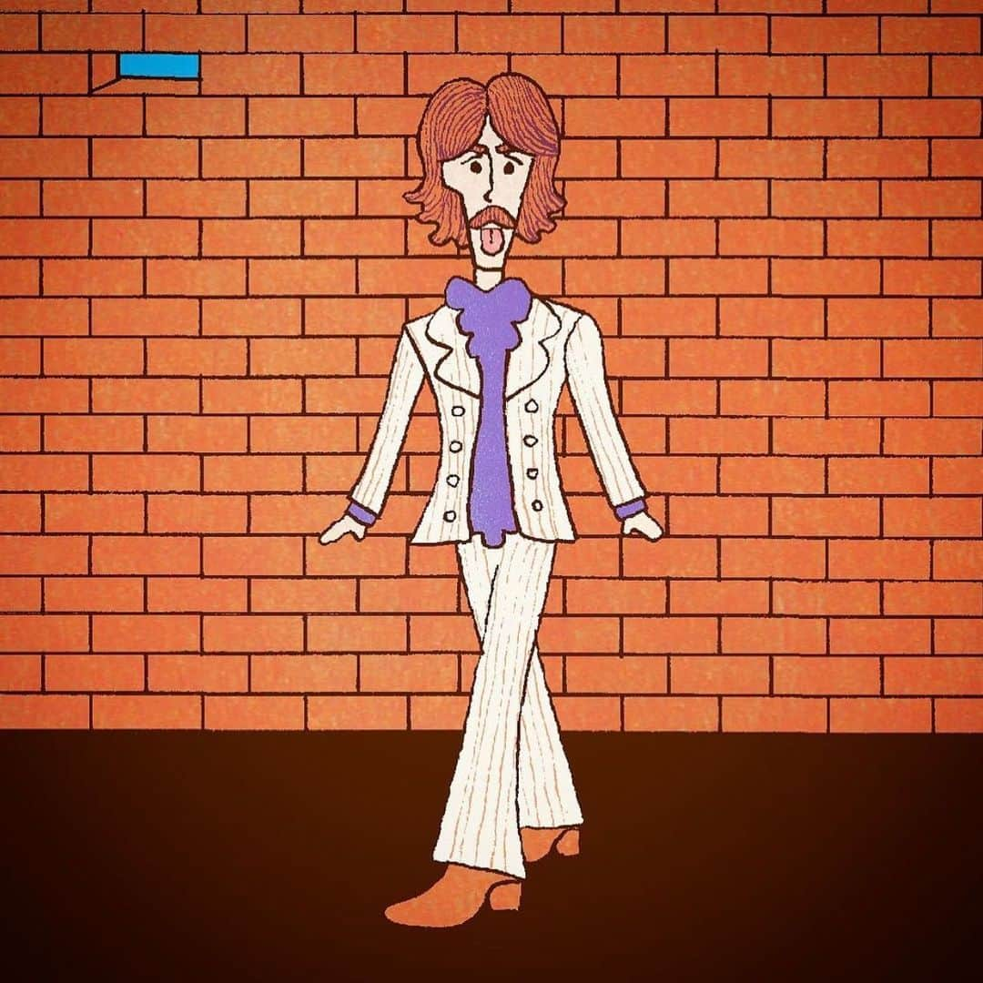 本秀康さんのインスタグラム写真 - (本秀康Instagram)「不思議の壁 #georgeharrison #wonderwall #ジョージハリスン」11月29日 4時45分 - hideyasu_moto