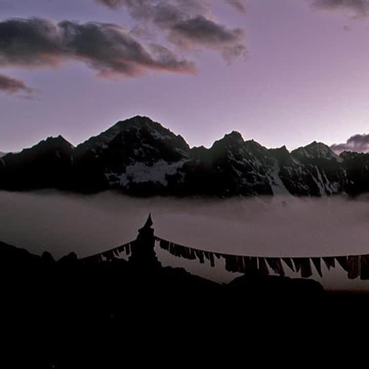 thephotosocietyさんのインスタグラム写真 - (thephotosocietyInstagram)「Photo by @tommy.heinrich //During the calm sunset, Buddhist prayer flags peacefully dance with the breeze, they move in waves sowing blessings over Cholatse's base camp, protecting those who rest and those who ascend the high mountain slopes.  Durante el calmo atardecer, las banderas oratorios budistas danzan pacíficamente con la brisa, se mueven en olas sembrando bendiciones sobre el campo base del Monte Cholatse, protegiendo a quienes descansan y a quienes ascienden a lo alto de la montaña.  #khumbu #cholatse #solo #nepal #mountaineering #adventure #aventura #inspiración #motivacion #conferencias #nikonargentinaoficial   Tags @natgeo @thephotosociety @nikonargentinaoficial」11月29日 5時21分 - thephotosociety