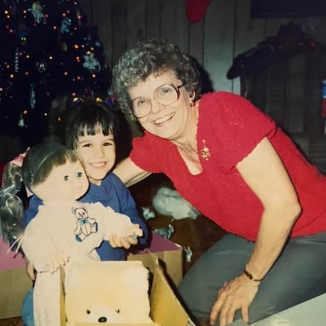 レイシー・シャベールさんのインスタグラム写真 - (レイシー・シャベールInstagram)「Christmas with my grandmother, Nanny. I love and miss her so much. In the video -which I’ll have to post separately-I share one of my favorite stories about Nanny. It’s pretty special 🤣  She was simply the best and is still a huge inspiration in my life ❤️」11月29日 6時58分 - thereallacey