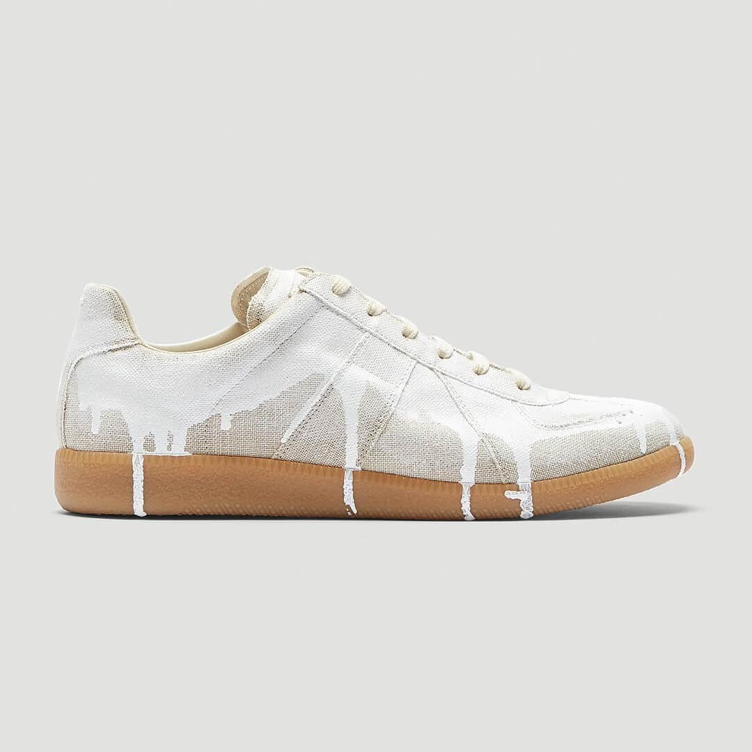エルエヌシーシーのインスタグラム：「Put your best foot forward with Maison Margiela's Painted Replica Sneakers. @maisonmargiela」