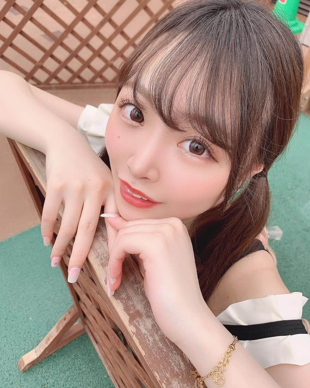 鳥海絢菜のインスタグラム：「・ サマーランドイベント参加したよ👙💕✨ ・ ・ 黒の水着はレアだよｯ！！ ・ #サマーランド #撮影会  #ツインテール #いいね返し #自撮り女子」