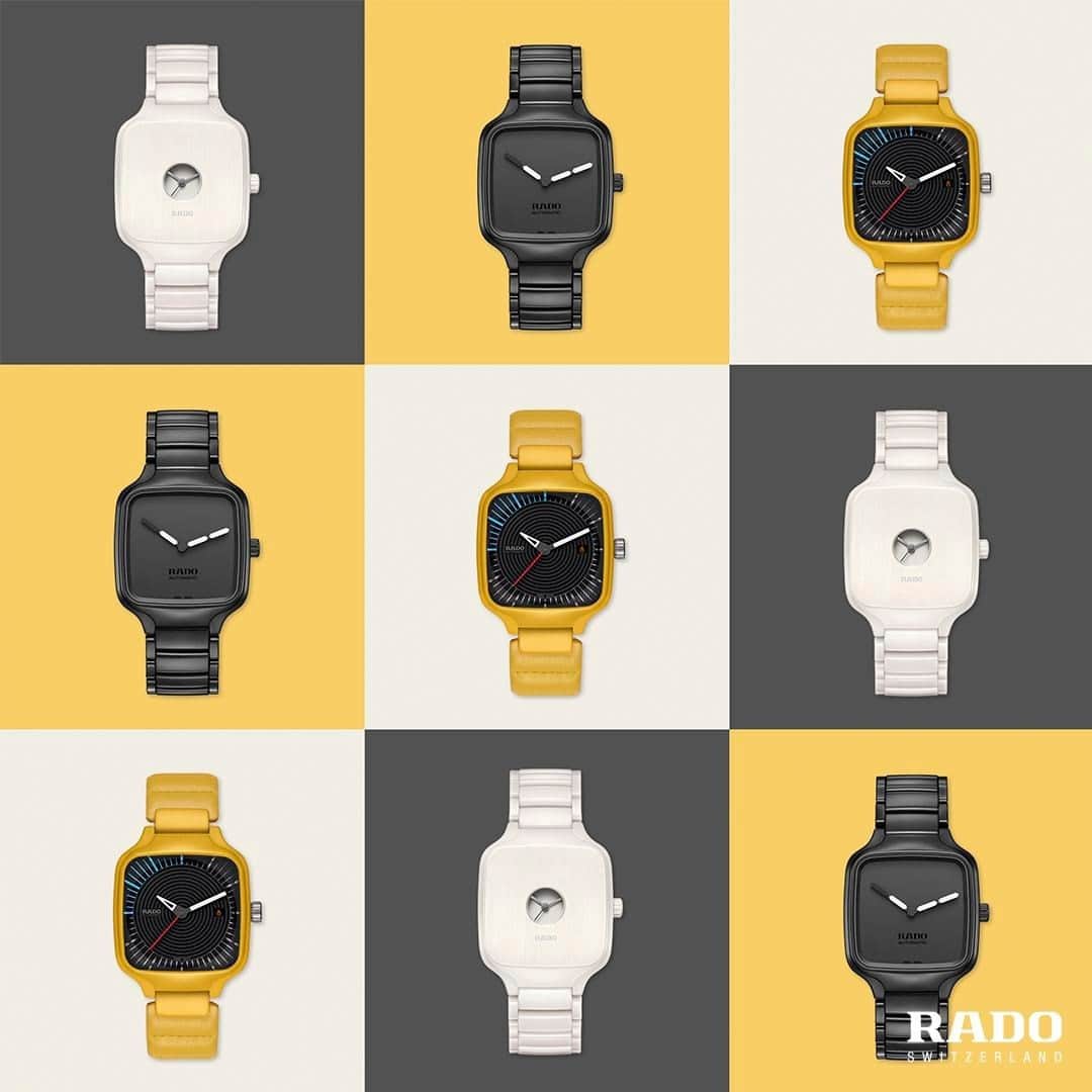 ラドーのインスタグラム：「Make sure to stay tuned on our profile and over at @dezeen for Rado Design Week starting tomorrow. Expect interviews with our latest designers for the True Square collaboration and other exclusive content. #RadoDesignWeek #RadoTrueSquare」