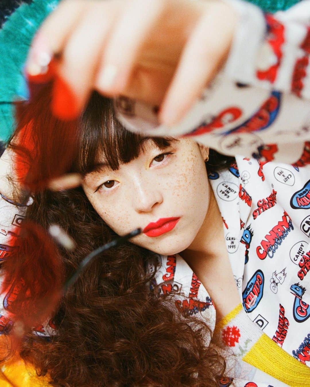 板橋よしえのインスタグラム：「. New Candy Stripper Magazine made with @sereeeenam   ::::::::::::::::::𝔾𝕚𝕣𝕝'𝕤 𝕘𝕒𝕫𝕖:::::::::::::::::: 🌈🌈🌈🌈🌈🌈🌈🌈🌈🌈🌈  #candystripper  #candystripper_magazine」