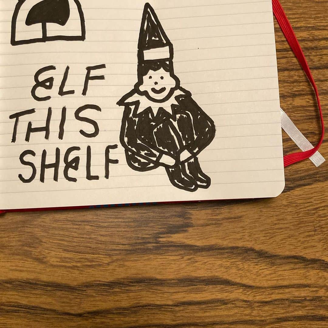 Jason G. Sturgillさんのインスタグラム写真 - (Jason G. SturgillInstagram)「Elf this drawing. 😒」11月29日 11時42分 - jgspdx