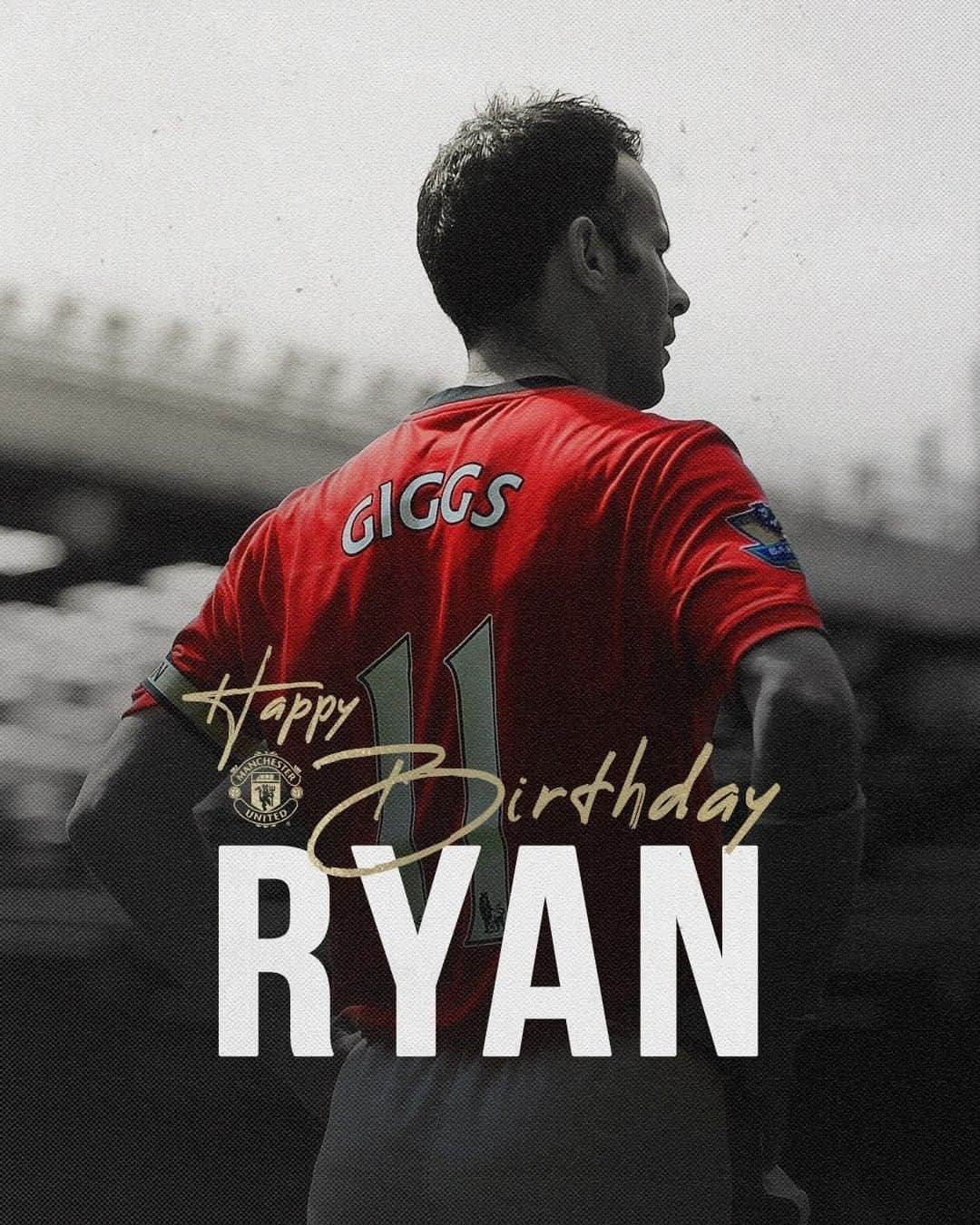 マンチェスター・ユナイテッドさんのインスタグラム写真 - (マンチェスター・ユナイテッドInstagram)「Ryan Giggs turns 47 today! 🎂 #MUFC」11月29日 14時00分 - manchesterunited