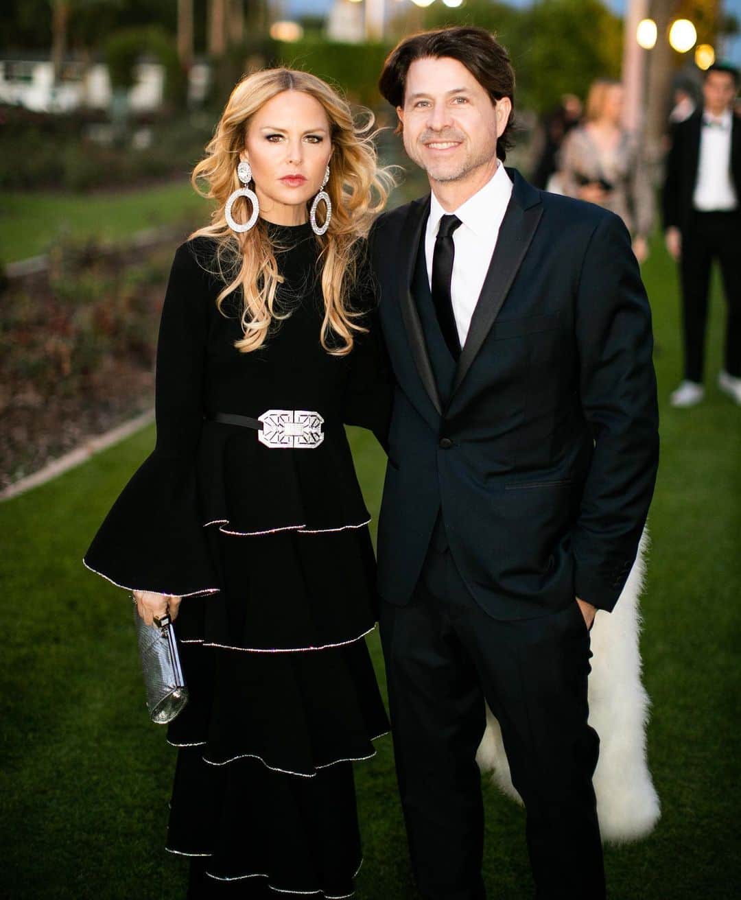 レイチェル・ゾーのインスタグラム：「Almost 10 months ago on 3.7.2020 ✨..walking into the most magical wedding on our last #saturday night out just a few days before the world shut down.  Missing a #glamorous #datenight with my ❤️ @rbermanus XoRZ」