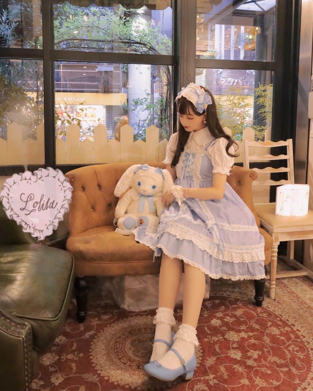 Chikako千佳子さんのインスタグラム写真 - (Chikako千佳子Instagram)「#peterrabbit #lolitafashion #ベビードール #babythestarsshinebright #usakumya #angelicpretty #sweetlolita #classiclolita」11月29日 14時14分 - cindychikako