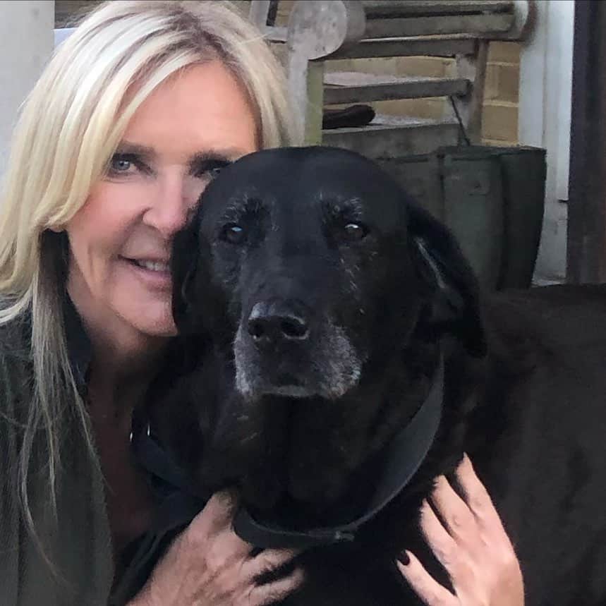 アマンダ ウェイクリーのインスタグラム：「RIP our beautiful furry soulmate Lola ... you filled our lives with such joy, laughter, loyalty and so many happy memories... thank you for being the most incredible, soulful and knowing companion for 15.5 amazing years...I am smiling through the tears as  I write this ... you will be in our hearts forever and we can feel your presence everywhere... gone but never forgotten... stay close beautiful friend ...🐾🐾🐾💔💔💔@hmclm」