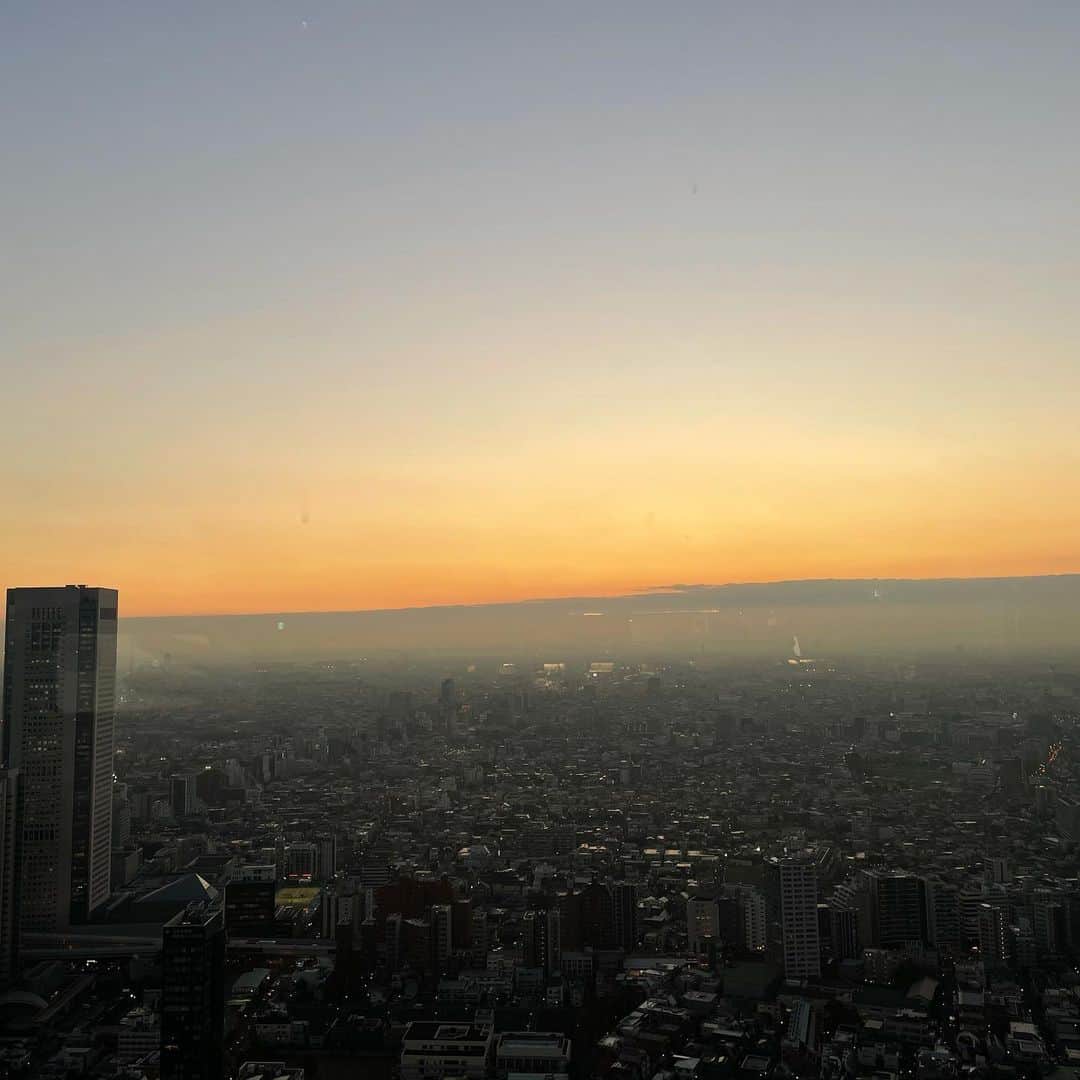木谷有里さんのインスタグラム写真 - (木谷有里Instagram)「東京都庁からの景色  ちょうど夕暮れ前に行ったので夕日も見れて幸せでした☺️  #東京都庁　#東京 #tokyo #新宿　#shinjuku #夕焼け」11月29日 14時46分 - kitani_yuri