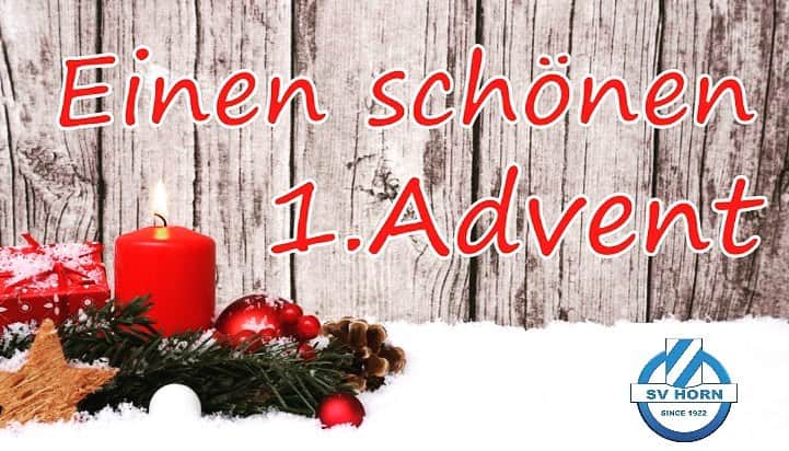 SVホルンさんのインスタグラム写真 - (SVホルンInstagram)「Wir wünschen allen einen schönen ersten Advent! #svhorn #bepartofit」11月29日 16時09分 - svhorn1922