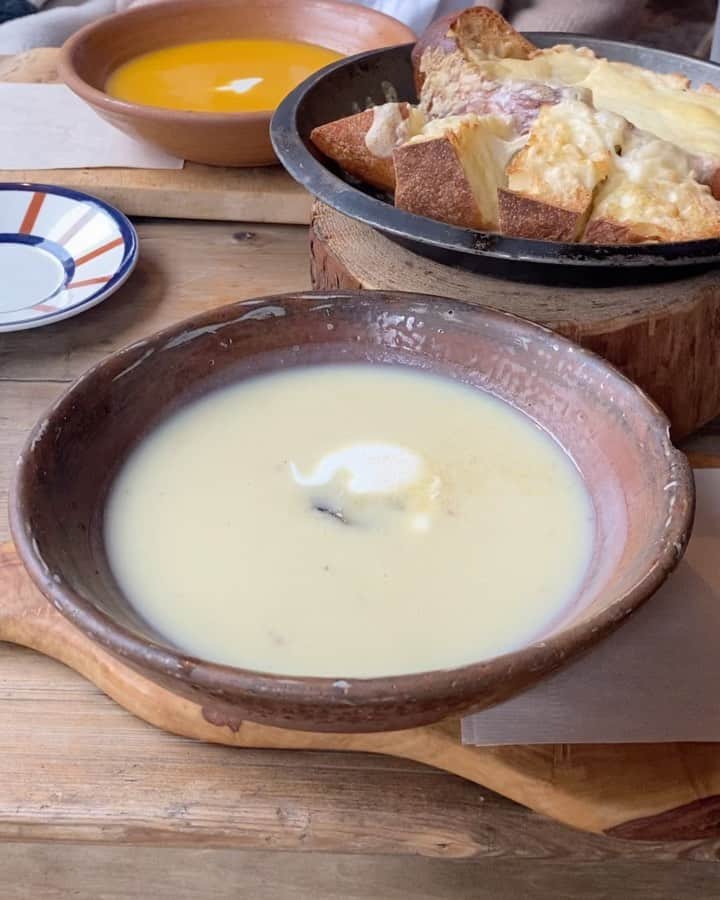 のインスタグラム：「さつまいものスープ🍠」