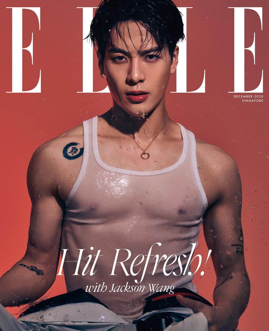 ジャクソンさんのインスタグラム写真 - (ジャクソンInstagram)「@ellesingapore  #cover #december  SOON」11月29日 17時34分 - jacksonwang852g7