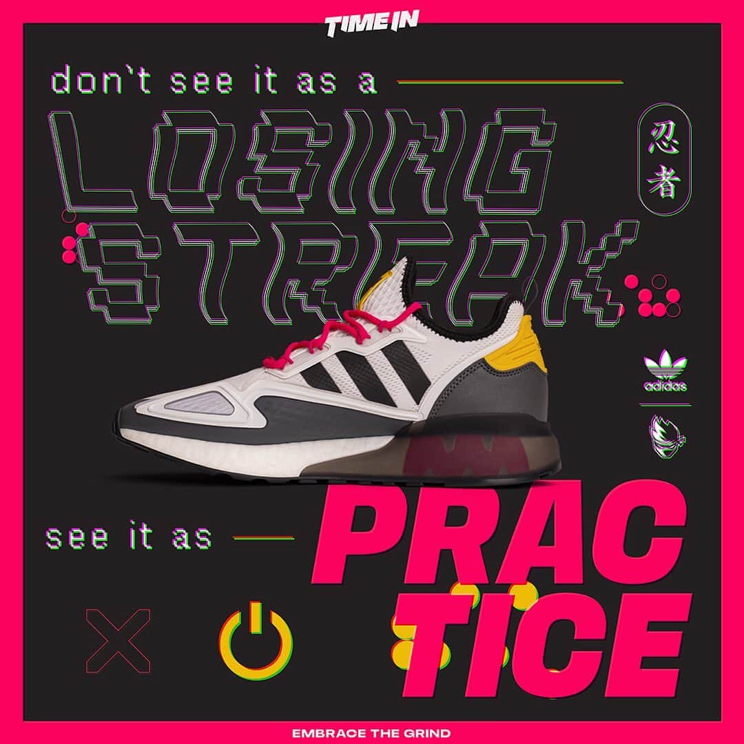 adidas Originalsのインスタグラム：「Embrace the grind with the adidas Originals by Ninja collection. Built to look as good on stream as it does in person. @ninja’s personality shines through with four vibrant reimaginings of the ZX 2K BOOST sneaker. Available in adult and kids sizes from December 6th at adidas.com/ninja #adidasbyninja」
