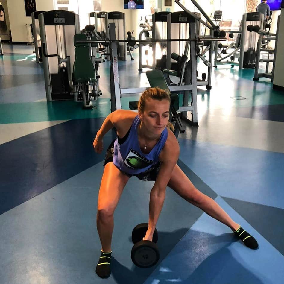 PetraKvitovaさんのインスタグラム写真 - (PetraKvitovaInstagram)「A Sunday in the gym... is it the place to be or your day of rest? 🤔」11月30日 3時32分 - petra.kvitova