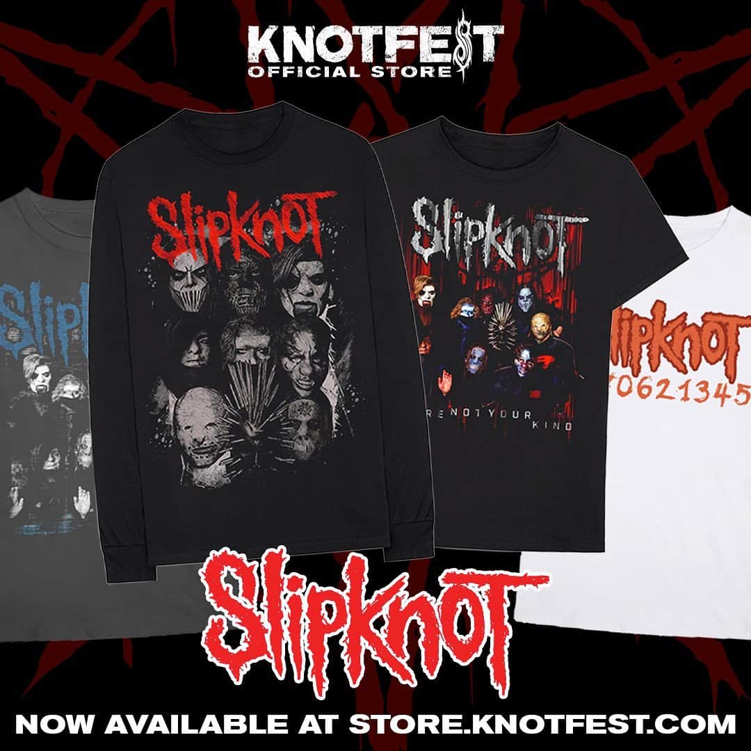 Slipknotさんのインスタグラム写真 - (SlipknotInstagram)「A Happening That Will Awaken Your Darkest Senses. Use code KNOT2020 to get 20% off all KNOTFEST merch through midnight ET tonight including holiday items, throwback designs + official Slipknot tees: store.knotfest.com // Link in bio.」11月30日 4時22分 - slipknot