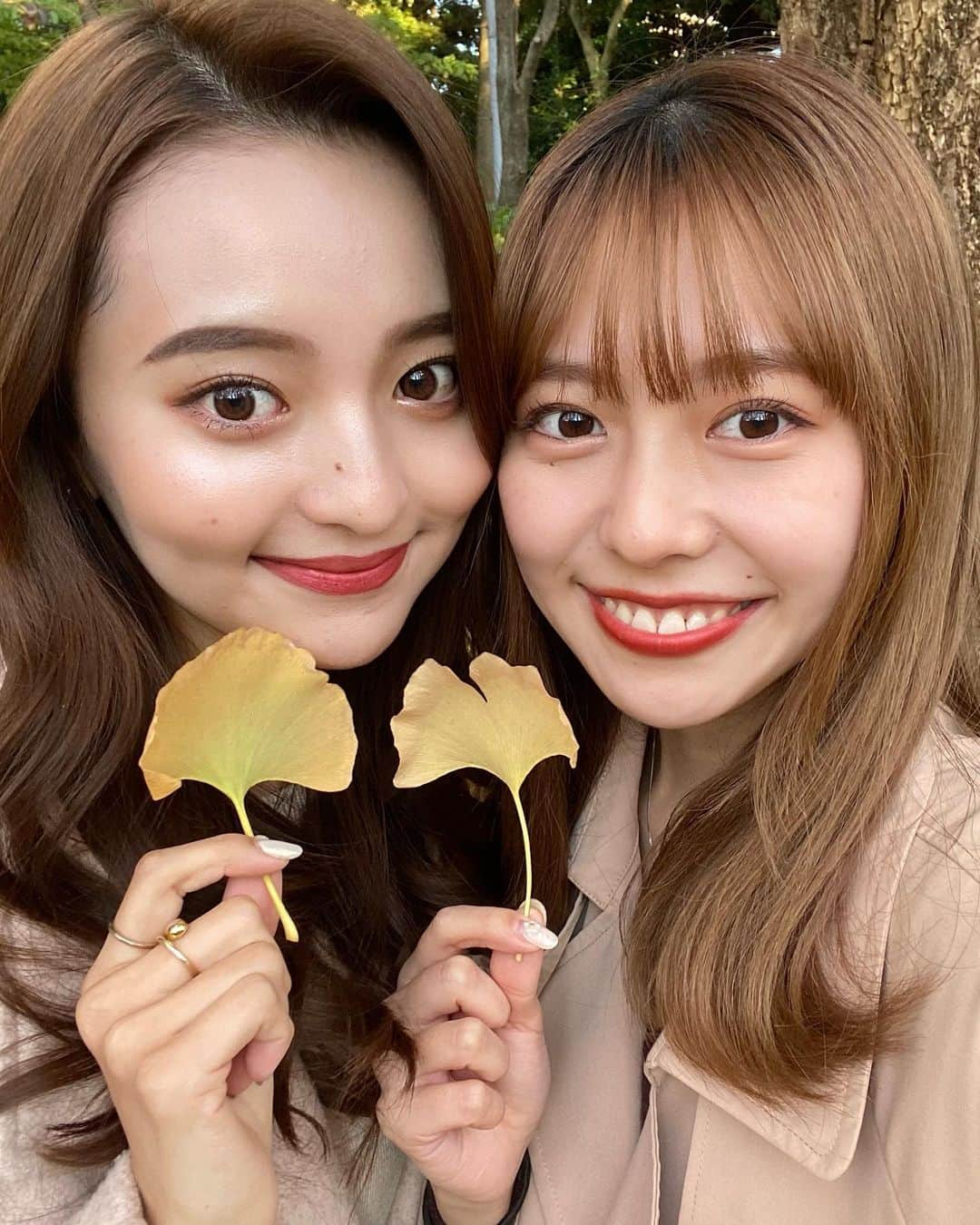 潘佳伊さんのインスタグラム写真 - (潘佳伊Instagram)「ありさちゃんとランチしてお散歩したよ🍁たくさん話せてよかった☺️  そしてグランプリ本当におめでとう💐✨  #ミスコン #外苑前いちょう並木 #外苑前ランチ #外苑前 #イチョウ並木 #神宮外苑いちょう並木」11月29日 20時51分 - hankaichan