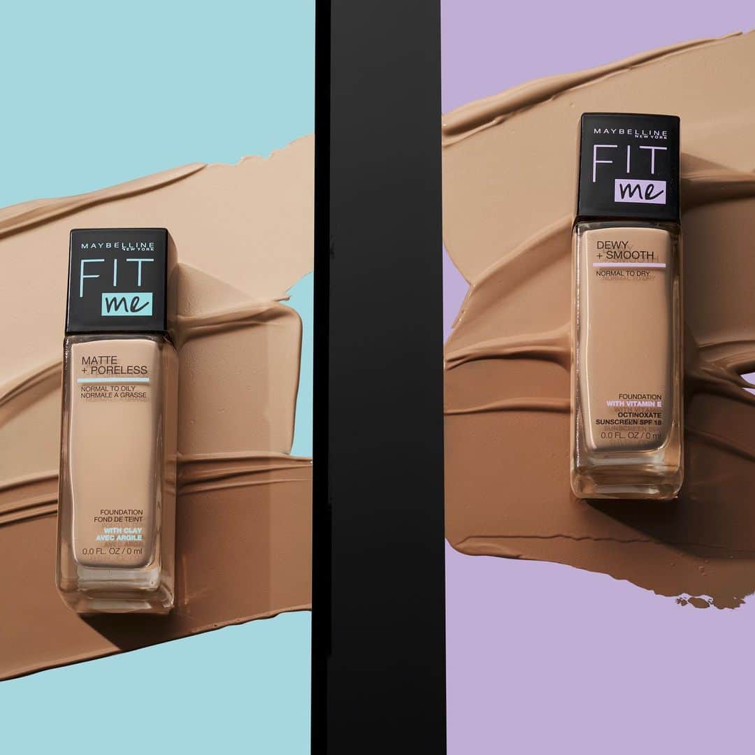 Maybelline New Yorkさんのインスタグラム写真 - (Maybelline New YorkInstagram)「Matte💙 or Dewy💜?? Which is your favorite way to wear your #fitmefoundation? Comment below!」11月29日 21時43分 - maybelline