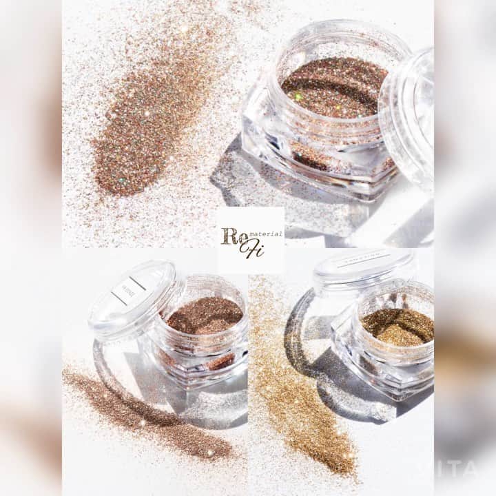埜藤理恵のインスタグラム：「情報解禁!!rrieenée products﻿ ﻿Renée×filerコラボ﻿ ラメグリッターアイテム﻿ ReFi material(レフィマテリアル)﻿ 新登場!!﻿ ﻿ ReFi materialは﻿ これからもたくさんシリーズ﻿ 展開していく予定です✨﻿ ﻿ ﻿ 第一弾は﻿ glitterシリーズ﻿ instagramフォロワー9万人﻿ 大人気ネイルサロン﻿ フィレール @nailsalonfiler で﻿ 大活躍の﻿ オリジナルブレンドしたグリッターを完全再現！﻿ ﻿ 　　　　　　　﻿ みているだけでうっとりするラメ✨ 他にはない﻿ 絶妙なカラーグリッターの﻿ オリジナルラメ３色展開﻿ ﻿ ＊misty Rose(ミスティローズ)﻿ ＊mix shine(ミックスシャイン)﻿ ＊champagne(シャンパーニュ)﻿ ﻿ ﻿ ⚪︎filer shiriコメント﻿ ﻿ ワンカラーで塗ってもキラキラ感があり﻿ ラメラインで引いても﻿ しっかり綺麗にラインが出るよう﻿ 粒子の細かさや配合にこだわりました。﻿ 繊細なラインアートから﻿ 華やかなデザインまで﻿ 自由自在にお楽しみいただけます﻿ サロンワークで活躍すること﻿ 間違いなしのラメです♡﻿ ﻿ ﻿ @bonnail_insta ﻿  ×﻿ @rrieenee ﻿  ×﻿ @nailsalon_filer ﻿ ﻿ ﻿ ◆発売日◆﻿ 12月1日（火）﻿ bonnail shop&onlineshop﻿ TAT shop&onlineshop﻿ にて発売！！  #レフィマテリアル #refimaterial」