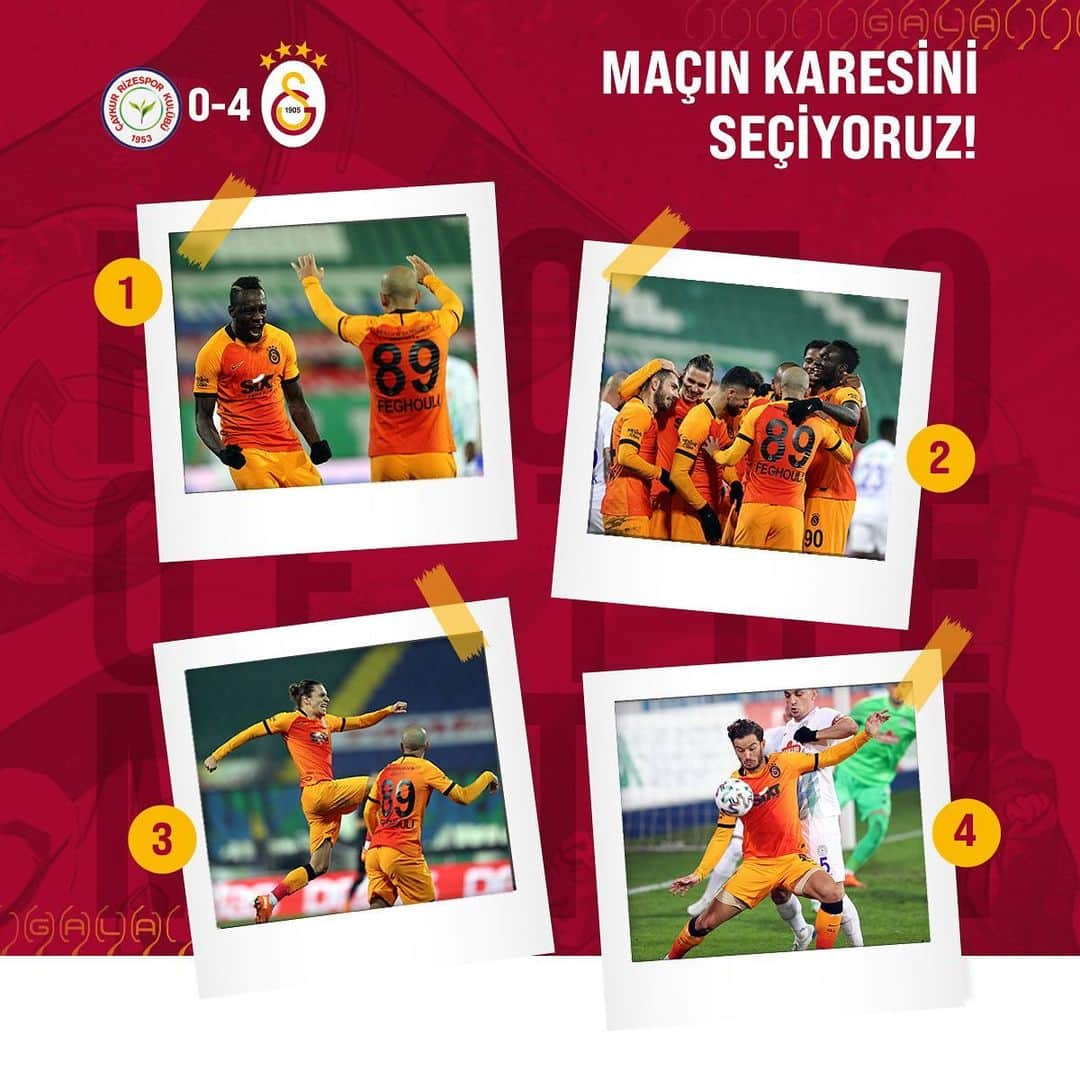 ガラタサライSKさんのインスタグラム写真 - (ガラタサライSKInstagram)「📸 Çaykur Rizespor - #Galatasaray karşılaşmasının karesi sizce hangisi? ❓🤔  #RİZvGS」11月29日 22時00分 - galatasaray