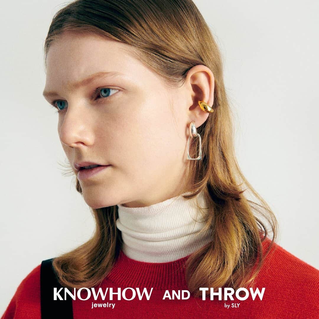 のインスタグラム：「#KNOWHOWandTHROWㅤㅤㅤㅤㅤㅤㅤㅤㅤㅤㅤㅤㅤ _____________________________ㅤㅤㅤㅤㅤㅤㅤㅤㅤㅤㅤㅤㅤ KNOWHOW jewelry AND THROW by SLY COLLABORATION LINEㅤㅤㅤㅤㅤㅤㅤㅤㅤㅤㅤㅤㅤ _____________________________ㅤㅤㅤㅤㅤㅤㅤㅤㅤㅤㅤㅤㅤ ㅤㅤㅤㅤㅤㅤㅤㅤㅤㅤㅤㅤㅤ Available on Friday December 4thㅤㅤㅤㅤㅤㅤㅤㅤㅤㅤㅤㅤ _____________________________ㅤㅤㅤㅤㅤㅤㅤㅤㅤㅤㅤㅤㅤ  サイズレス・ノーホール・ハンギング をキーワードに、ピアスユーザーとイヤリングユーザー両方に向けて、ストレスフリーな新しいジュエリーを提案する「KNOWHOW」とTHROW by SLYのコラボレーションアイテムを12月4日（金）に発売致します。ㅤㅤㅤㅤㅤㅤㅤㅤㅤㅤㅤㅤㅤ 発売に先駆けて現在SHEL’TTER WEBSTOREでは入荷リクエストを受付中。ㅤㅤㅤㅤㅤㅤㅤㅤㅤㅤㅤㅤㅤ さらに12月1日（火）〜7（月）の期間限定で、西武渋谷店 A館 2階プロモーションスペースにて「KNOWHOW jewelry AND THROW by SLY」のポップアップストアをオープン。コラボレーションアイテムの他にTHROW by SLY 秋冬コレクションも発売致します。ㅤㅤㅤㅤㅤ _____________________________ㅤㅤㅤㅤㅤㅤㅤㅤㅤㅤㅤㅤㅤ #THROWbySLY #collaboration #HOLIDAY #GIFT #POPUP #渋谷西武」