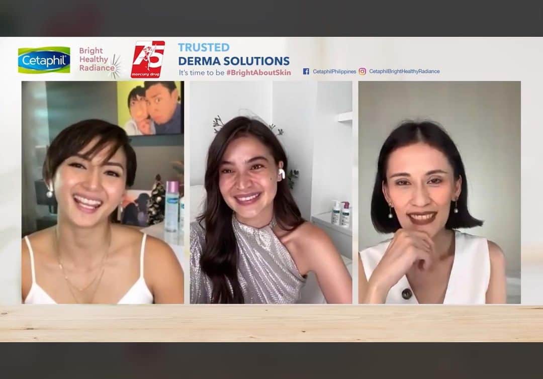 Iya Villaniaさんのインスタグラム写真 - (Iya VillaniaInstagram)「Were you guys able to catch the Trusted Derma Solutions: #BrightAboutSkin FB live?? So glad I was able to see @annecurtissmith after so long as well as ask Doc @irenegaile about all my skincare concerns 😅 It really pays to take care of your skin! Especially if you have sensitive skin! Make it a habit to check the ingredients list and know what to look out for! Gotta keep it safe and gentle for your skin 🙃 So be #BrightAboutSkin with Cetaphil Bright Healthy Radiance, the gentle regimen to brighten your skin 👍🏼 That’s #TheCetaphilDifference! Get your hands on your own BHR products at a Mercury Drug store near you 😊 If you missed the live then you can still watch it on the FB page of Mercury Drug 😆#ParaSayoSuki」11月29日 22時36分 - iyavillania