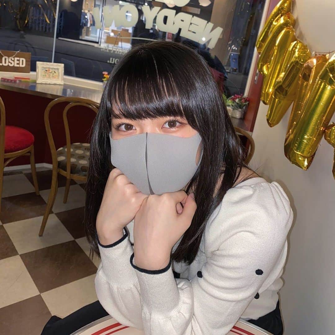 石井香帆のインスタグラム：「マスクばっかりでごめんね😷」