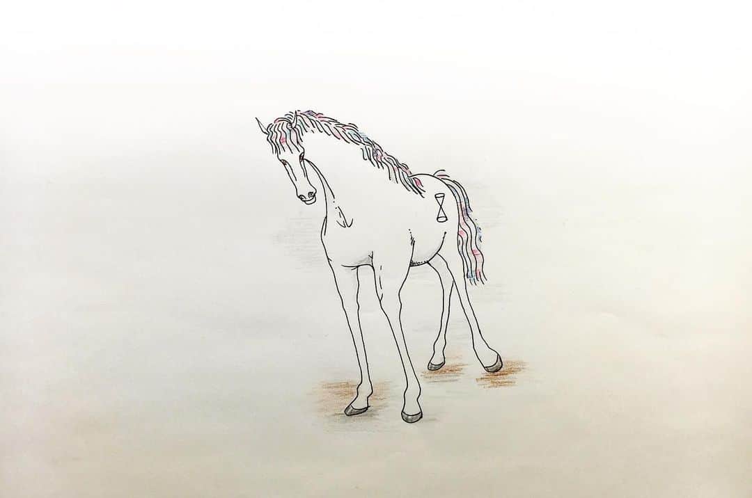 LiLi （矢野り々子）さんのインスタグラム写真 - (LiLi （矢野り々子）Instagram)「優しい馬　　 カラフル  lili 13yrs old  #優しい馬 #colourful  #矢野り々子」11月29日 23時16分 - liliko.y
