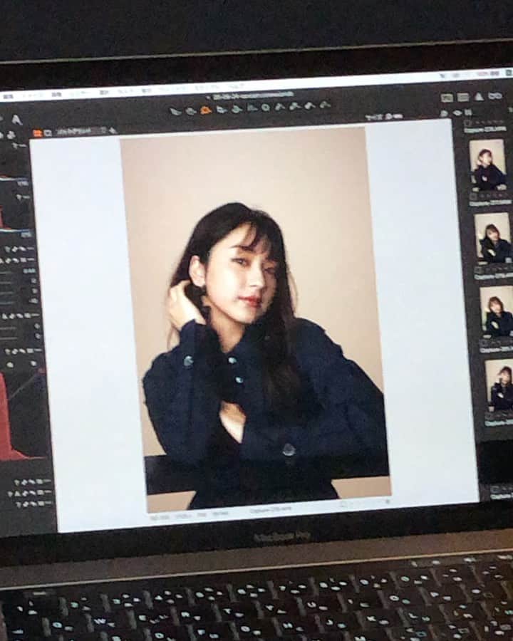 川上舞乃のインスタグラム：「cancam📸  #平祐奈 #cancam  #10万分の1」